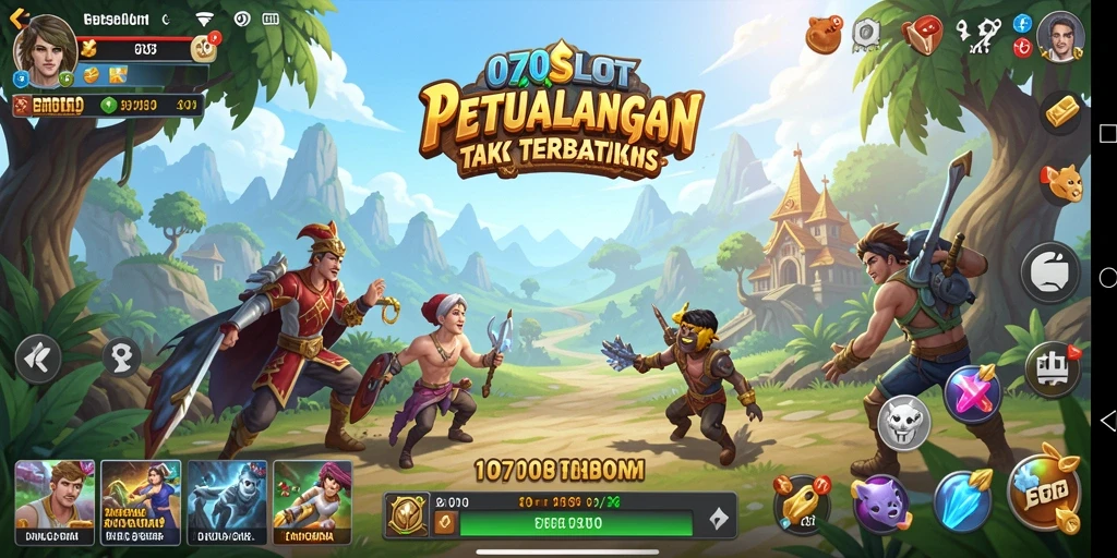 Tampilan gameplay menarik dalam dunia Open World 070SLOT.