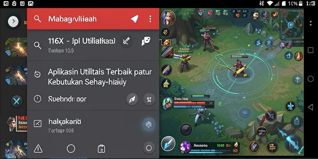 Screenshot aplikasi 116X menampilkan fitur utilitas terbaik.