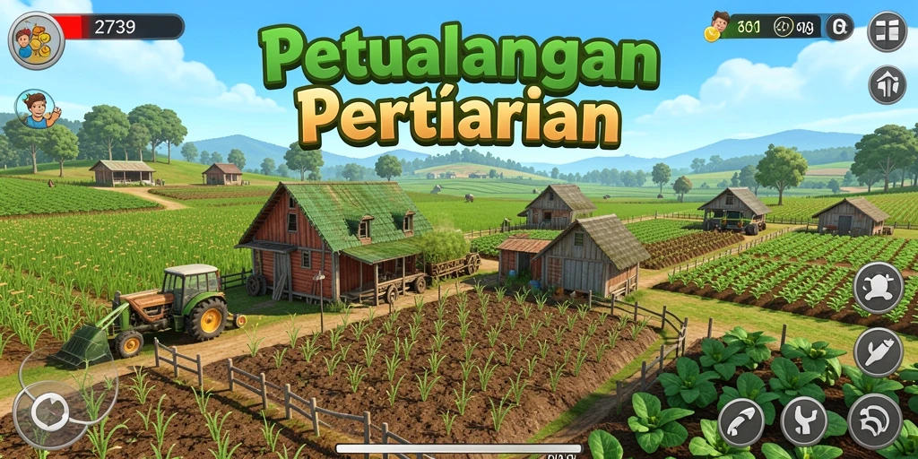 Tampilan menarik dari gameplay Farming yang mengasyikkan.