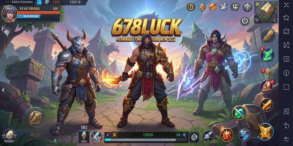 Screenshot gameplay menarik dari 678LUCK dengan strategi SLG.
