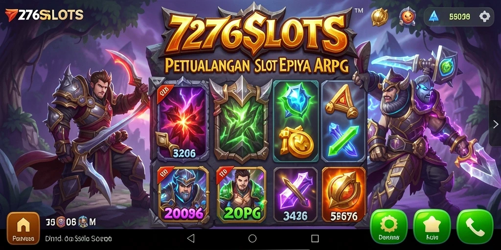 Tampilkan gameplay seru dan menegangkan di 7276SLOTS dengan karakter dan slot.