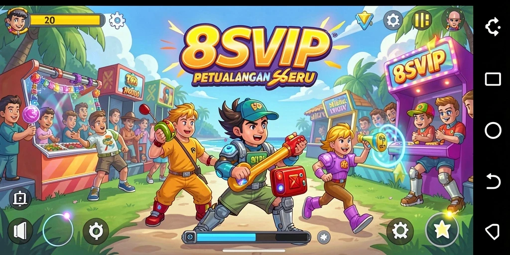 Tampilan gameplay 8SVIP yang penuh aksi dan petualangan seru.