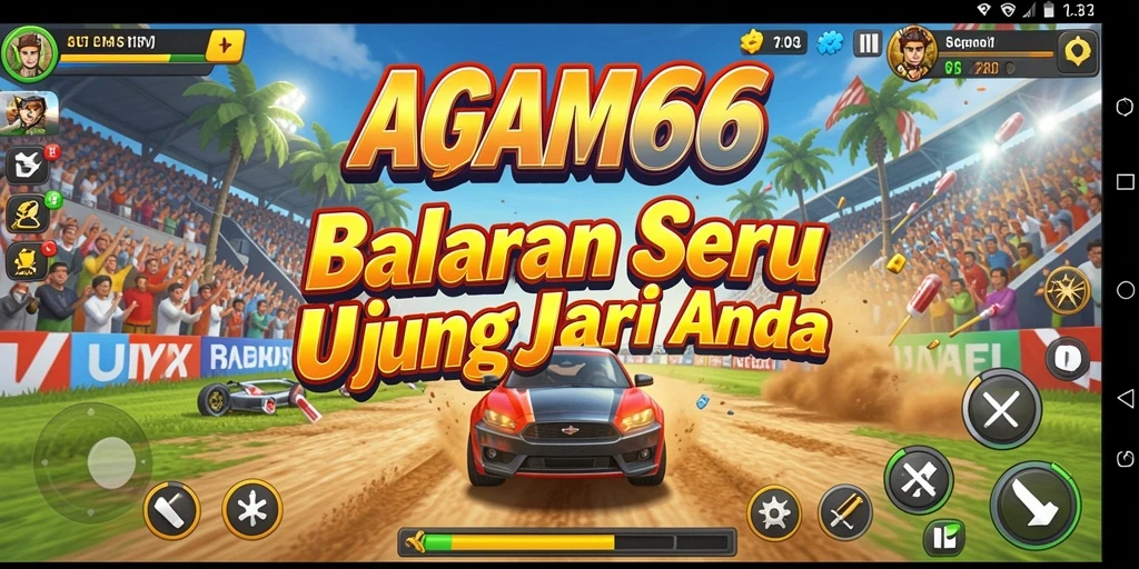 Tampilan gameplay Racing AGAM66 yang memukau dan mengasyikkan.