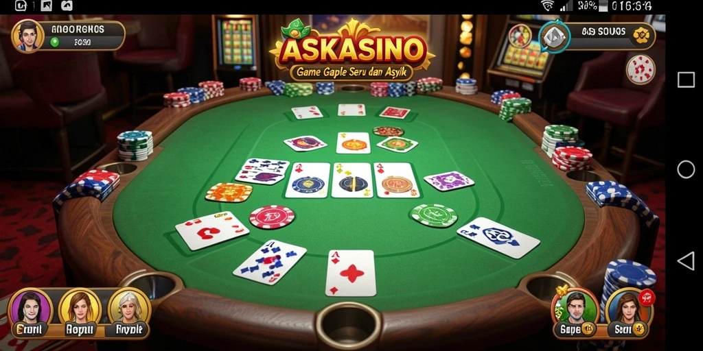 Tampilan menarik saat bermain Gaple di ASKASINO.