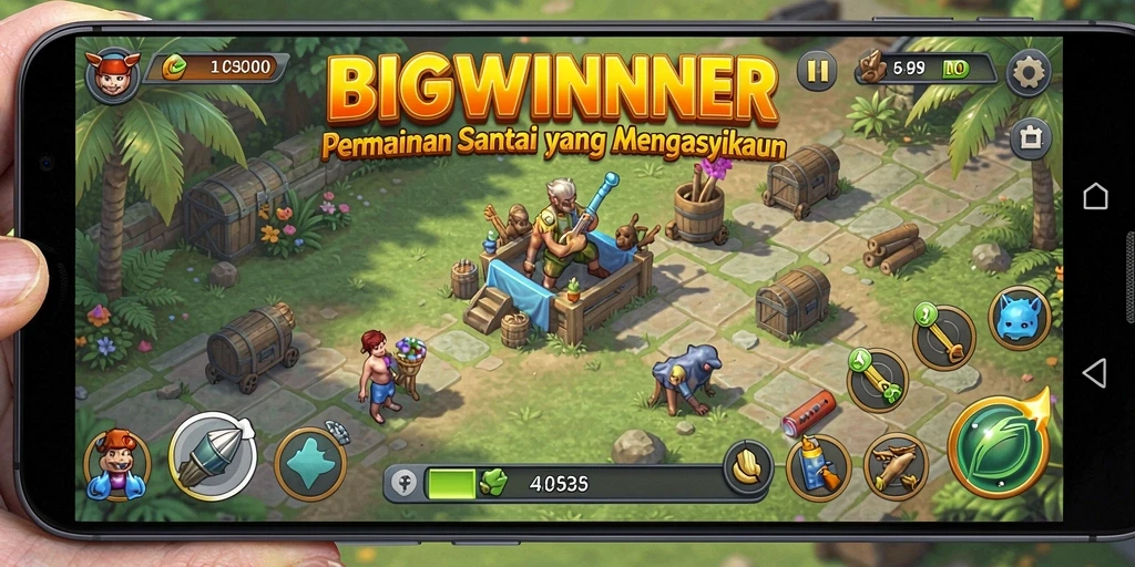 Tampilan gameplay BIGWINNER yang seru dan mengasyikkan.