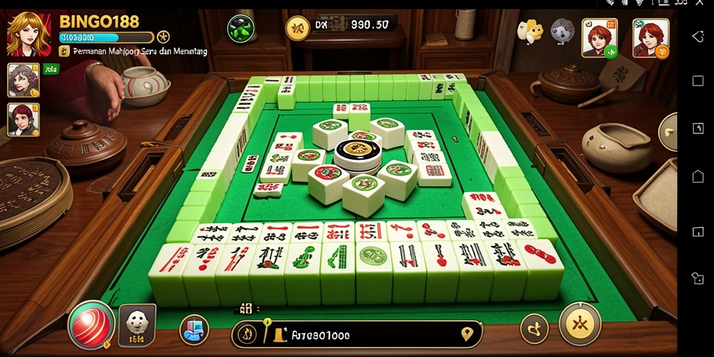 Tampilan screenshot <strong>BINGO188</strong> yang menampilkan aksi permainan Mahjong yang seru.