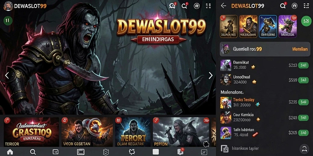 Screenshot gameplay DEWASLOT99 menampilkan suasana Horror yang mencekam.