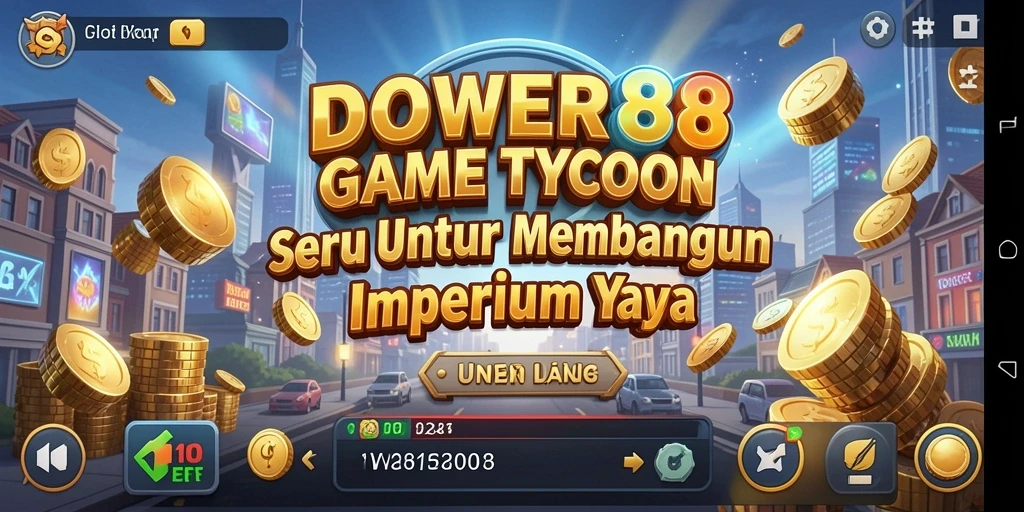 Gameplay Tycoon seru dalam DOWER88.