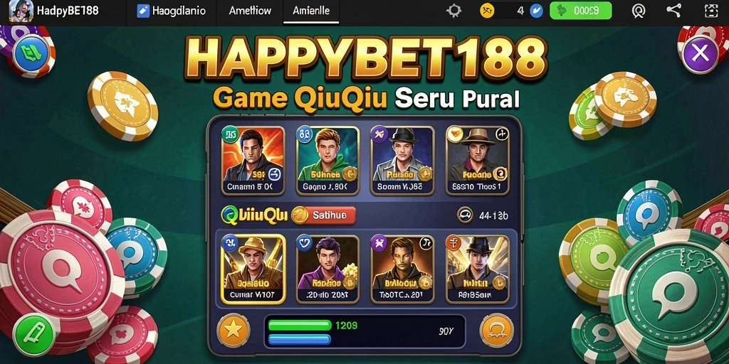 Gameplay seru QiuQiu di aplikasi HAPPYBET188.