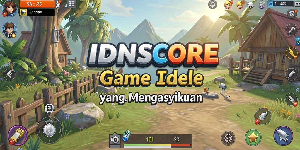 Gameplay menarik dalam IDNSCORE dengan mekanisme Idle yang inovatif.