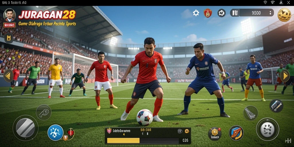 Tampilan gameplay seru dan mendebarkan dalam JURAGAN28.