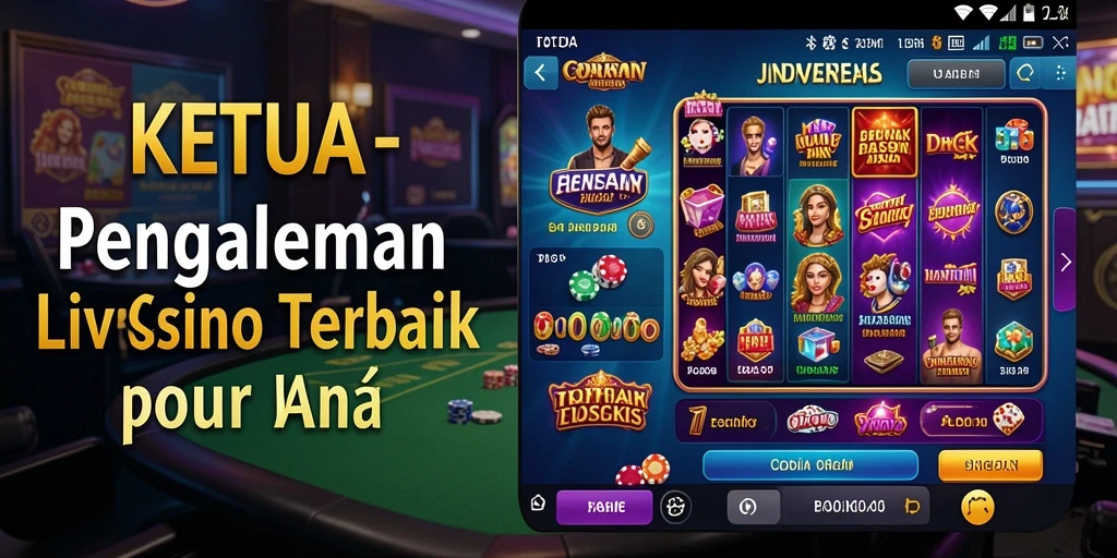 Gameplay Live Casino KETUA yang mendebarkan dan interaktif.