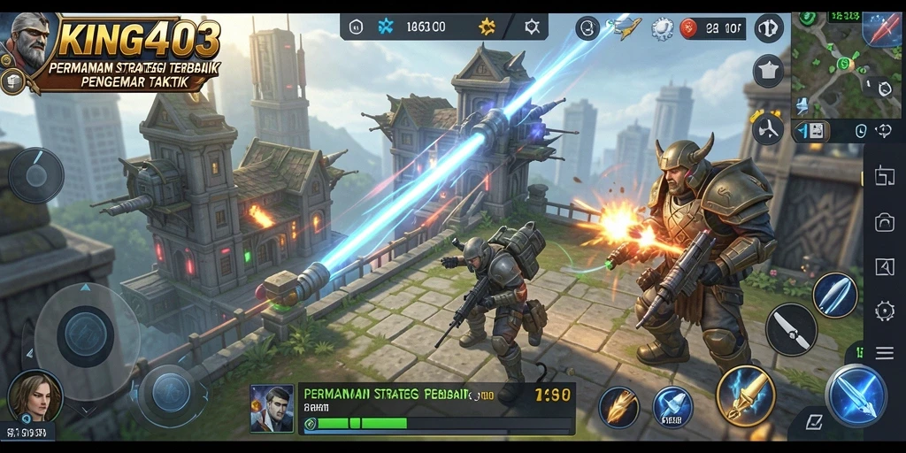 Tampilan gameplay menegangkan dalam KING403 dengan strategi dan taktik mendalam.