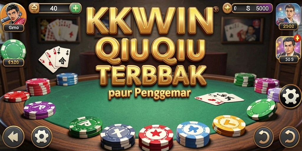 Screenshot gameplay KKWIN menampilkan aksi seru saat bermain QiuQiu.