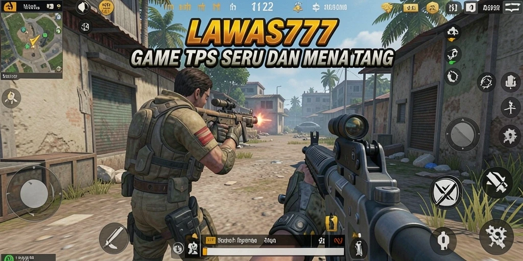 Screenshot menunjukkan aksi seru dalam permainan TPS LAWAS777.