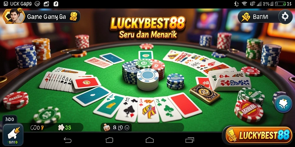 Tampilan gameplay LUCKYBEST88 yang seru dan interaktif.