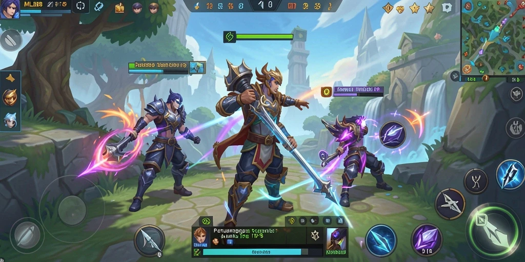 Tampilan seru gameplay TPS dari MLBB8 dengan pertempuran yang intens.