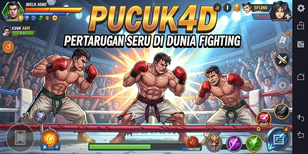 Tampilan gameplay PUCUK4D yang penuh aksi dan seru.