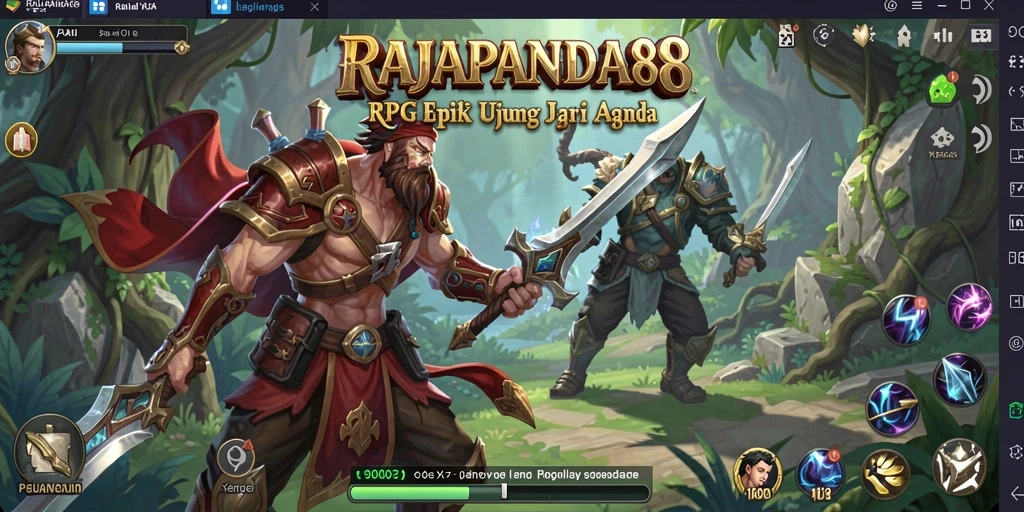 Tampilan menakjubkan dari gameplay <strong>RAJAPANDA88</strong> yang menggugah semangat petualangan.