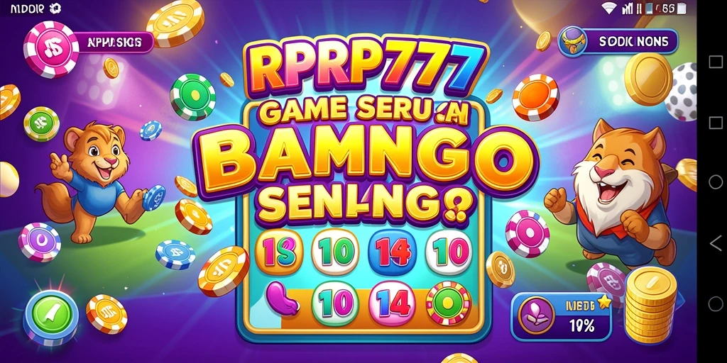 Screenshot gameplay Bingo RPRP777 yang penuh aksi dan keseruan.