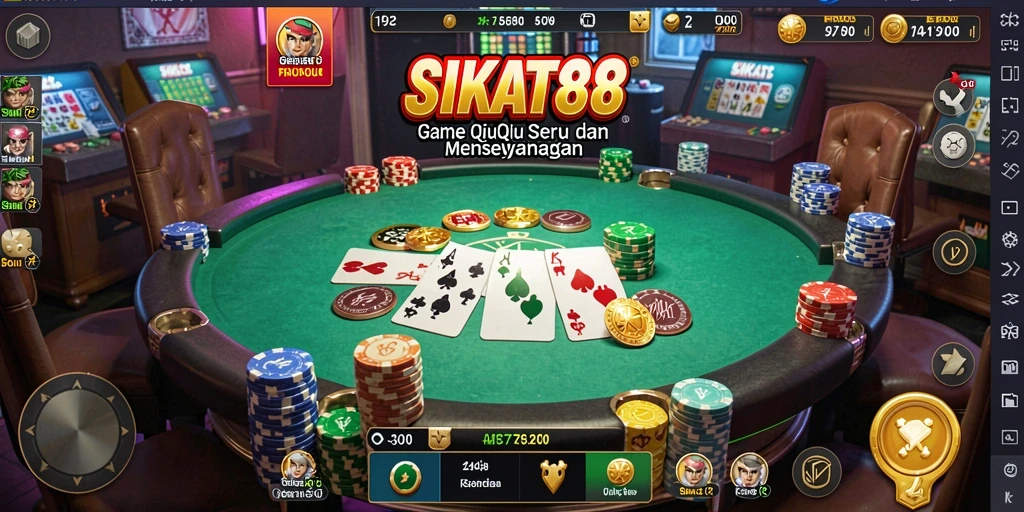 Screenshot gameplay QiuQiu di SIKAT88 yang seru.