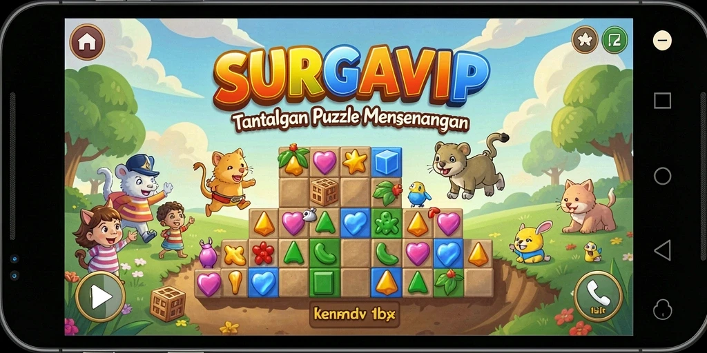 Tampilan menarik dari gameplay SURGAVIP yang penuh tantangan.