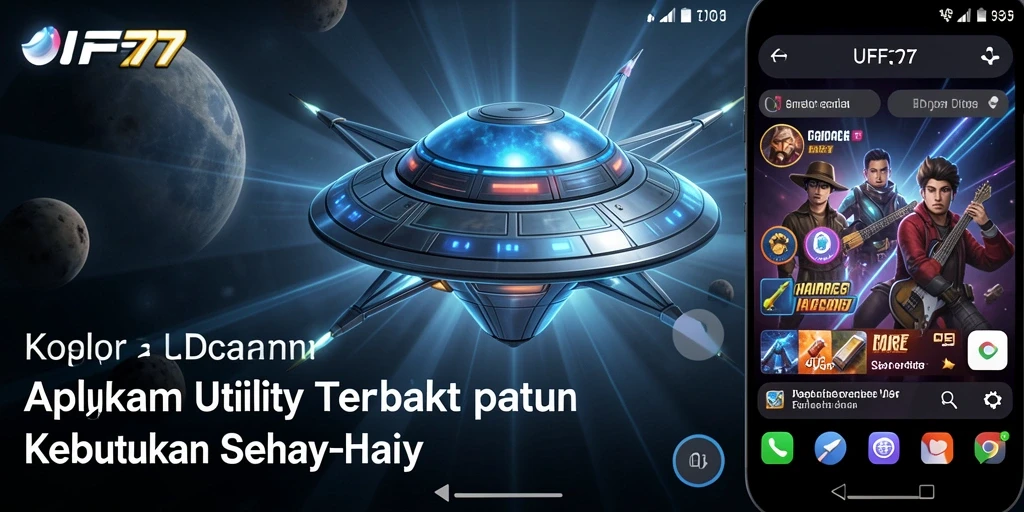 Tampilan antarmuka UFO77 yang intuitif untuk kebutuhan Utility.
